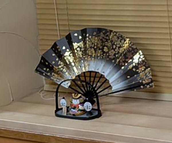 扇と五月人形